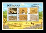 Botswana 1977 - Monumente istorice, bloc neuzat