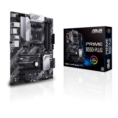 Placa de baza asus am4 prime b550-plus cpu build in amd am4 socket for 3rd foto