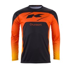 Tricou cross/enduro Kenny Racing Track Focus portocaliu/negru marime S