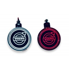 Lampa oglinda Pablo LOGO FR0333 Volvo alb-rosu