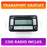 Radio Original VW RCD 300 MP3 Grundig Portugal &ndash; 1K0 035 186 AD, CU COD &ndash; Golf 5, Passat B6, Touran, Jetta, Caddy, Eos