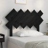 VidaXL Tăblie de pat, negru, 104x3x80,5 cm, lemn masiv de pin