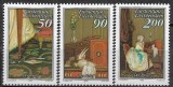 C2428 - Liechtenstein 1988 - Scrisoarea 3v.serie completa MNH