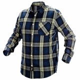 Camasa de flanela albastru-negru-olive nr.XL/56 Neo Tools 81-541-XL HardWork ToolsRange