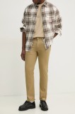 Levi&#039;s jeans din amestec de in 511&trade; SLIM barbati, culoarea verde, 04511