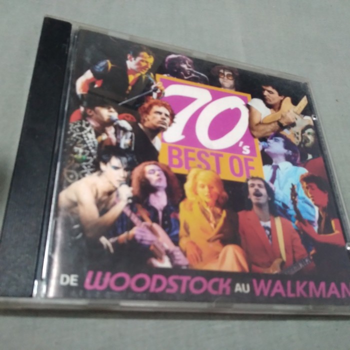 CD VARIOUS -BEST OF 70 DE WOODSTOCK AU WALKMAN FOARTE RAR!!!! ORIGINAL