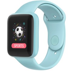 Ceas smartwatch L18, Bluetooth, Pedometru, Monitorizare Somn Puls Activitati, Notificari, Light Blue foto