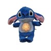 Jucarie de plus Stitch KidMania&reg; cu functie lumina de veghe si melodii pentru copii, 33 cm