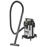 Aspirator umed/uscat DeWalt Stealthsonic, 30L, priza pentru unelte, 750W