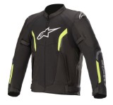 Geaca textil moto Alpinestars Ast V2 Air, negru/fluo/galben, marime XL