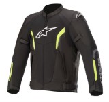 Geaca textil moto Alpinestars Ast V2 Air, negru/fluo/galben, marime S