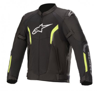 Geaca textil moto Alpinestars Ast V2 Air, negru/fluo/galben, marime S foto