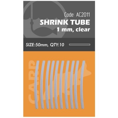 Tub Termoretractabil Orange Shrink Tube Transparent, 2.0mm, 5cm, 10buc/pac foto