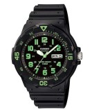 Cumpara ieftin Ceas Barbatesc Casio MRW-200H-3 Collection, Analog, Rezistent Apa 10ATM, Verde/Negru