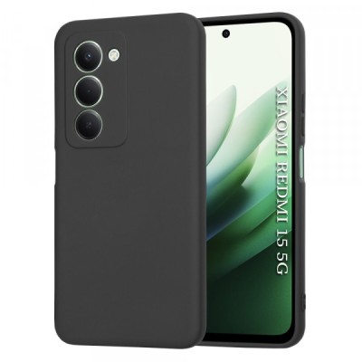 Husa pentru Xiaomi Redmi 15 5G / 15 4G, Techsuit, SoftFlex, Neagra foto