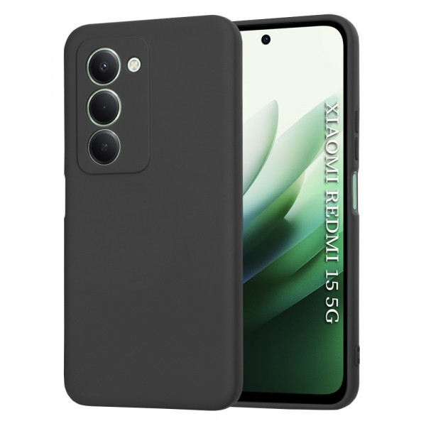 Husa pentru Xiaomi Redmi 15 5G / 15 4G, Techsuit, SoftFlex, Neagra