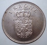 7.958 DANEMARCA FREDERIK IX 1 KRONE 1972 SS