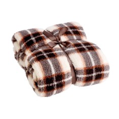 Patura textil sherpa multicolor Veloso 130 x 160 cm