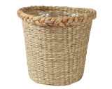 Cumpara ieftin Ghiveci Round, Decoris, 19 x 18.5 cm, 6.68 L, iarba de mare, natural