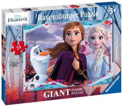 Puzzle mare de podea frozen ii 24 piese foto