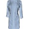 Sarafan Medical Pe Stil, Albastru deschis cu nasturi, Model Alice - XL