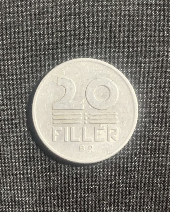 Moneda 20 filler 1975 Ungaria