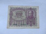 Bancnota 20 kronen 1922