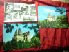 3 Ilustrate Bran - Castelul 1966 si1972 , Vederi 1963, Circulata, Printata