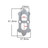 Placa supapa cap compresor 85x40x19mm Mod.Item R (R) CH176