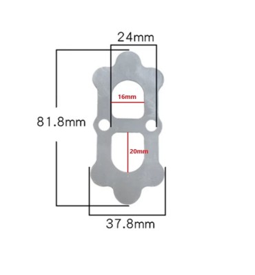 Placa supapa cap compresor 85x40x19mm Mod.Item R (R) CH176 foto