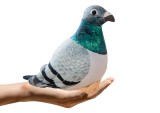 Porumbel de plus, 20 cm, gri, Lean 20450