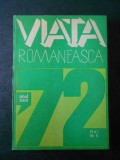 REVISTA VIATA ROMANEASCA. MAI 1972, Nr. 5