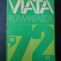 REVISTA VIATA ROMANEASCA. MAI 1972, Nr. 5
