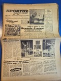 ziarul sportul popular 15 iunie 1966 - meciul de fotbal romania - uruguay pe stadionul 23 aug. - revansa dupa 36 ani