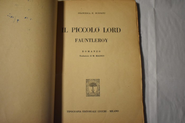 Francesca H. Burnett - Il Piccolo Lord Fauntleroy 1952