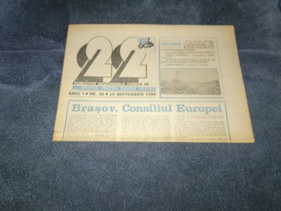 REVISTA 22 14 SEPTEMBRIE 1990 foto
