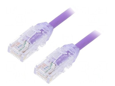 Patch Cord TX6A-28 UTP Violet 5m foto