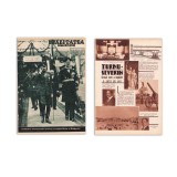 Publicația &bdquo;Realitatea Ilustrată&rdquo;, 2 noiembrie 1933, cu semnăturile M. S. regele Carol al II-lea și a regelui Boris al Bulgariei