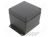 Carcasă universală HAMMOND 121mm x 121mm x 102mm cu lame de fixare