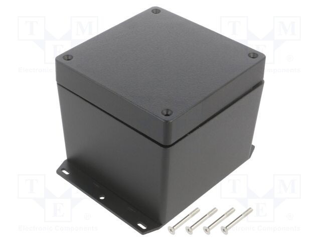 Carcasă universală HAMMOND 121mm x 121mm x 102mm cu lame de fixare