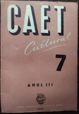 PARTITURA ANATOL VIERU - PENTRU PACE LUPTAM NEINFRANTI (in CAET CULTURAL 7/1949) foto