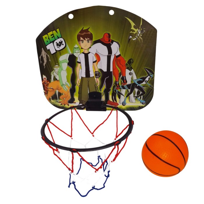 Set mini cos de baschet DEPOX&reg;, Ben 10 Edition, plastic, minge inclusa