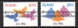 ISLANDA 1982, Craciun, Muzica, Note muzicale, serie neuzata, MNH
