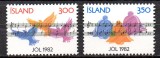 ISLANDA 1982, Craciun, Muzica, Note muzicale, serie neuzata, MNH, Nestampilat