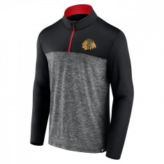 Chicago Blackhawks hanorac de bărbați Iconic Defender 1/4 Zip black - M