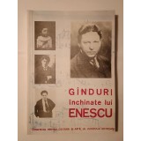 Victor Crăciun; Petre Codrea (ed.) - G&icirc;nduri &icirc;nchinate lui Enescu (G&acirc;nduri...) (1970)