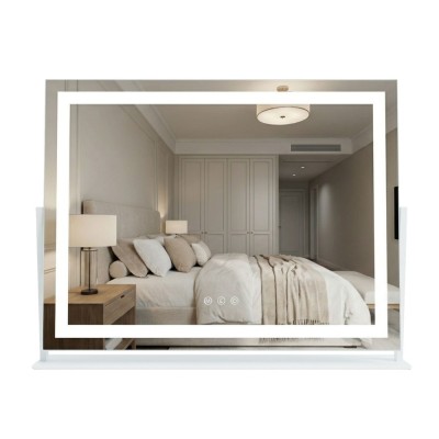 Oglindă LED STUDIO White 58x45 foto