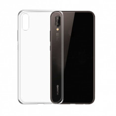 Husa TPU Ultraslim pentru Huawei P20, Transparent foto