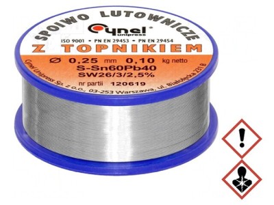 S&amp;acirc;rmă de Lipit cu Plumb 0,25mm 0,1kg 190&amp;deg;C foto