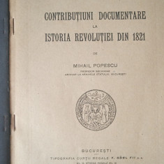 Istoria Revoluției 1821 (documente austriece, Mihail Popescu, 1927)